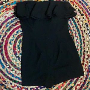 Simple black romper